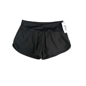 Zyia Trainer Shorts Womens Medium Black Running Athletic Style 352 NWT
